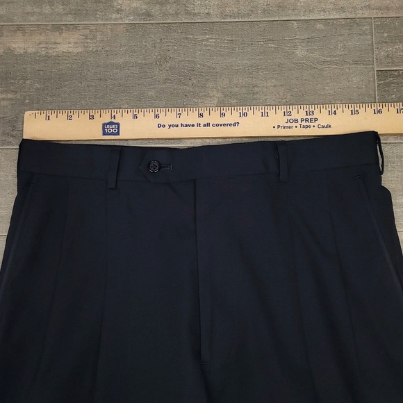 Brooks Brothers Mens Suit 40R 34W Blue Cotton Brookscool Poplin 2pc Blazer Pants - Picture 10 of 14